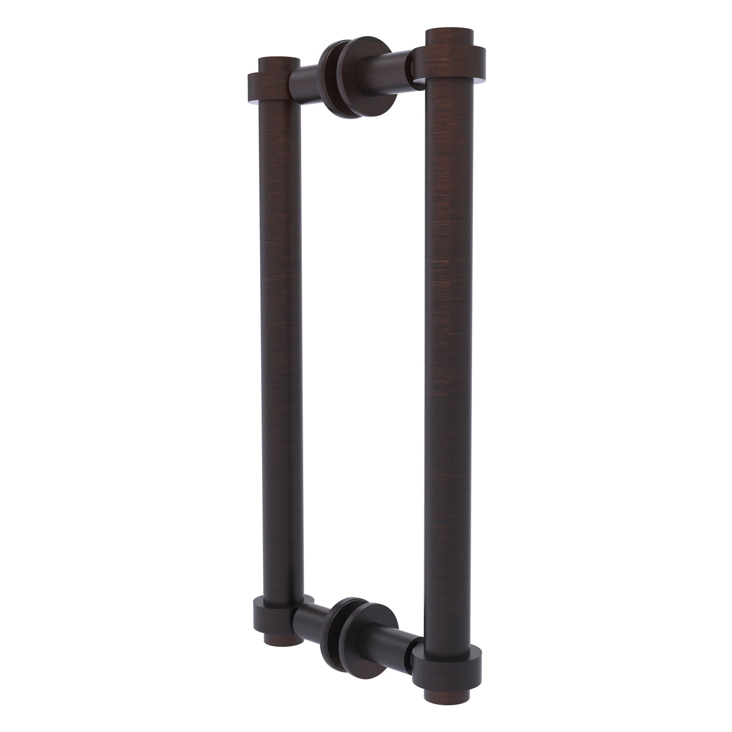 Allied Brass 404-12BB 13.4" x 7.2" Venetian Bronze Solid Brass Back-to-Back Shower Door Pull