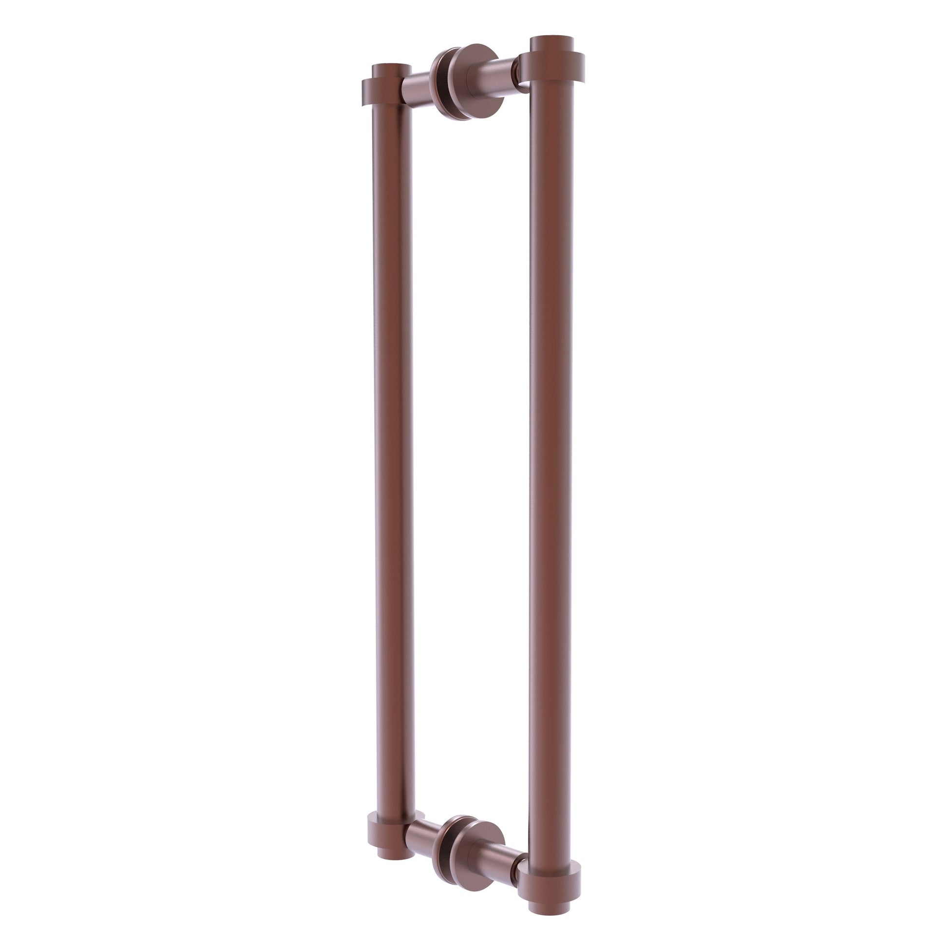 Allied Brass 404-18BB 19.4" x 7.2" Antique Copper Solid Brass Back-to-Back Shower Door Pull