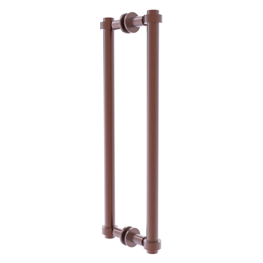 Allied Brass 404-18BB 19.4" x 7.2" Antique Copper Solid Brass Back-to-Back Shower Door Pull