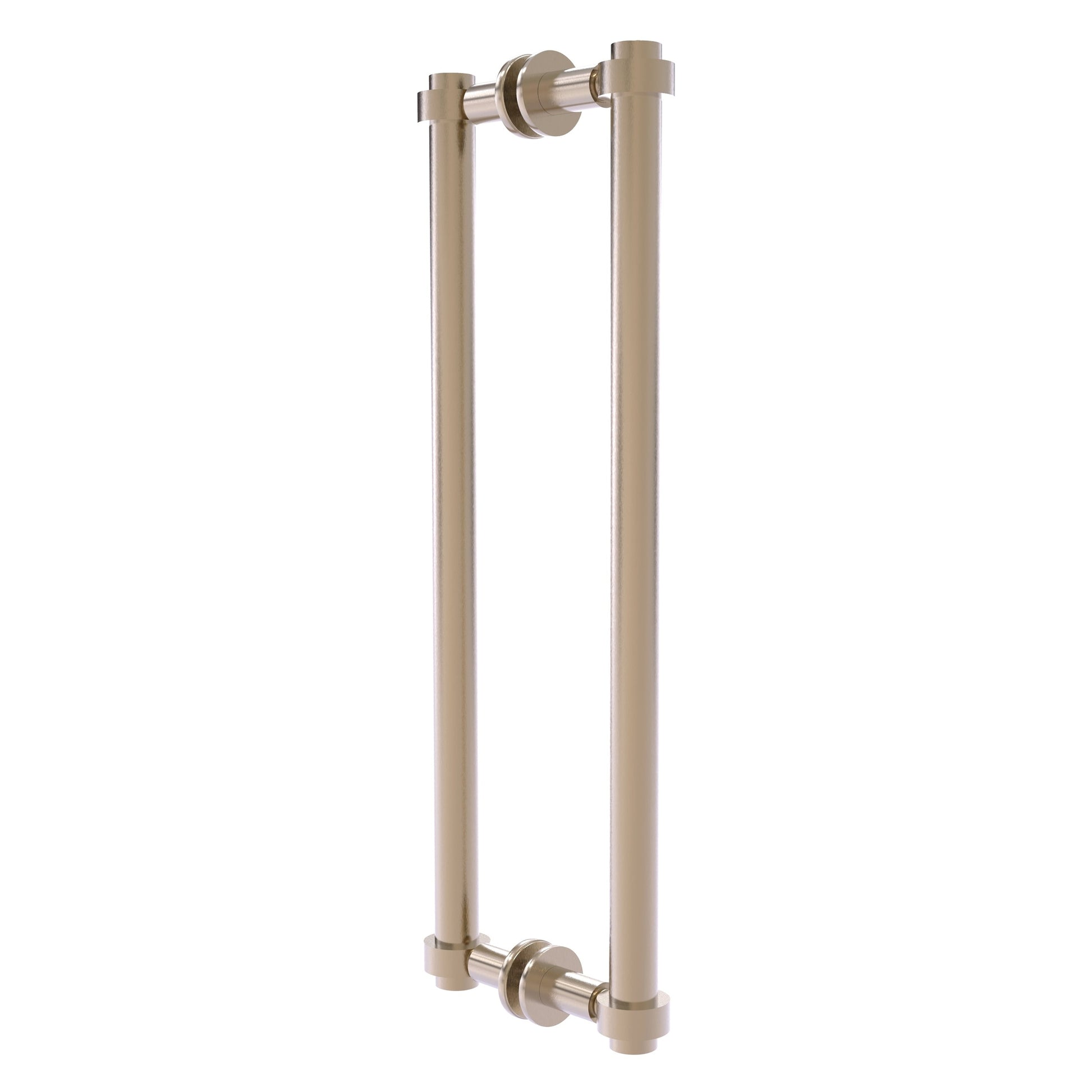 Allied Brass 404-18BB 19.4" x 7.2" Antique Pewter Solid Brass Back-to-Back Shower Door Pull