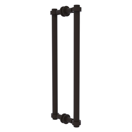 Allied Brass 404-18BB 19.4" x 7.2" Oil Rubbed Bronze Solid Brass Back-to-Back Shower Door Pull