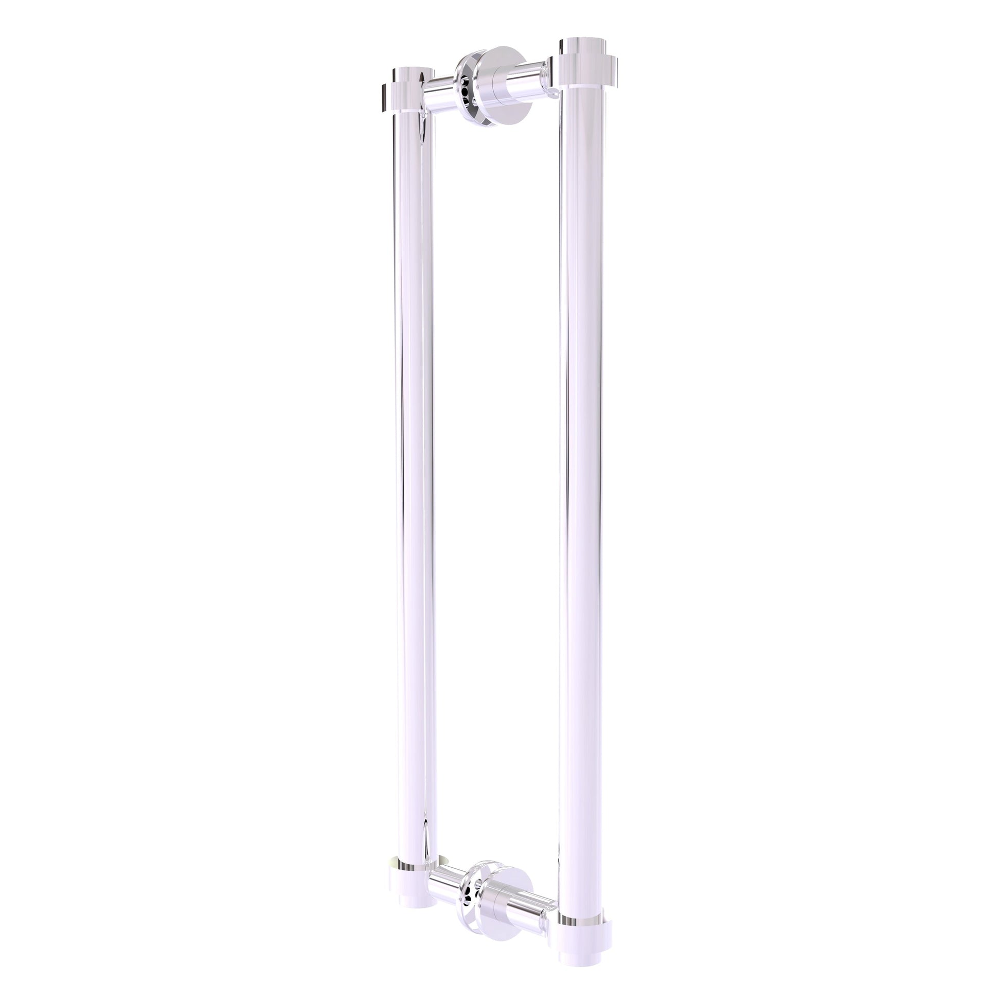 Allied Brass 404-18BB 19.4" x 7.2" Polished Chrome Solid Brass Back-to-Back Shower Door Pull