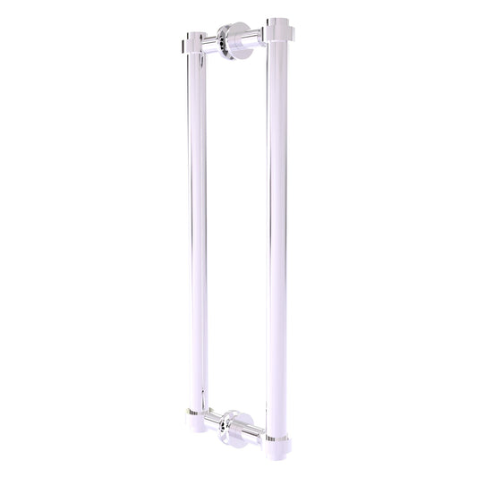 Allied Brass 404-18BB 19.4" x 7.2" Polished Chrome Solid Brass Back-to-Back Shower Door Pull