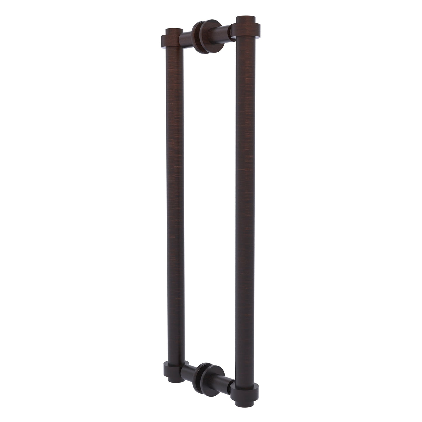 Allied Brass 404-18BB 19.4" x 7.2" Venetian Bronze Solid Brass Back-to-Back Shower Door Pull