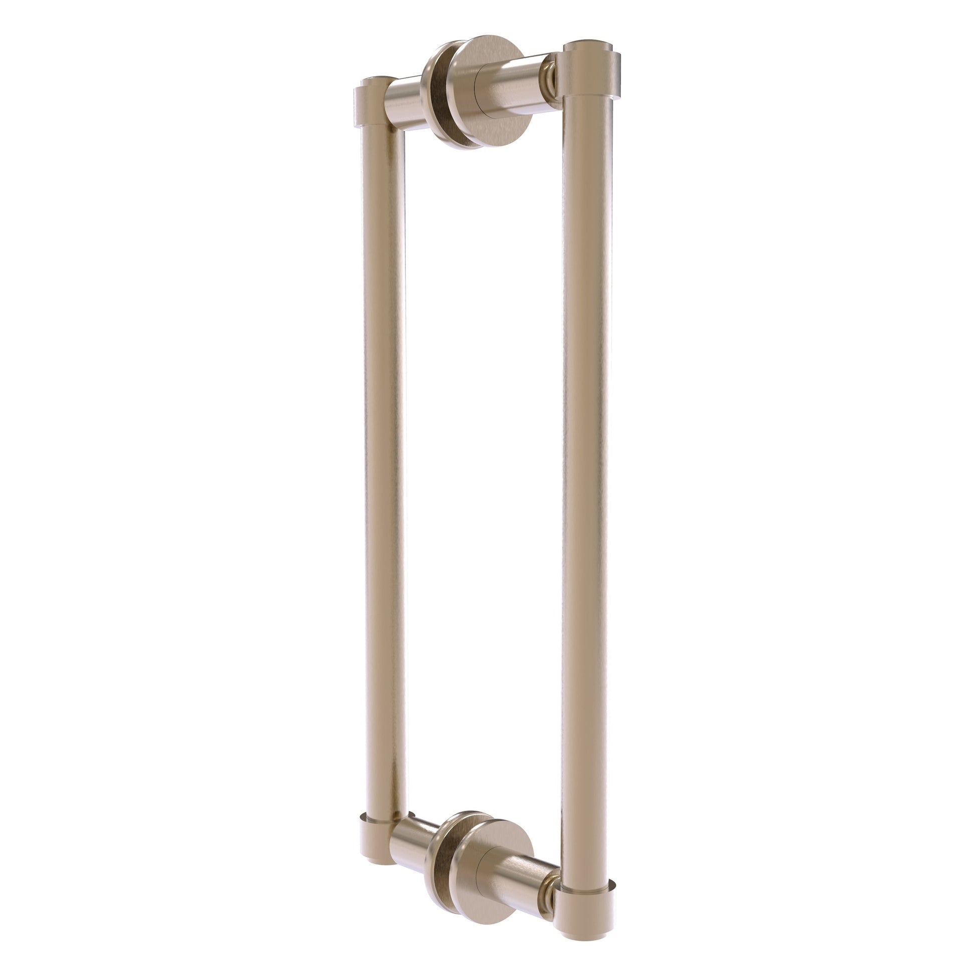 Allied Brass 405-12BB 14.3" x 5.6" Antique Pewter Solid Brass Back-to-Back Shower Door Pull