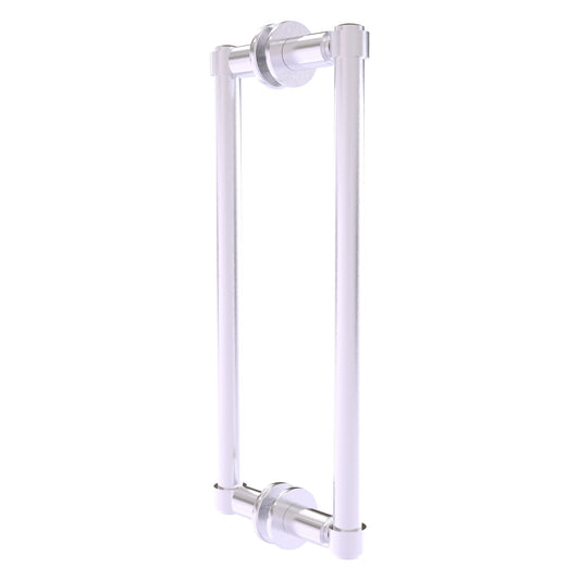 Allied Brass 405-12BB 14.3" x 5.6" Satin Chrome Solid Brass Back-to-Back Shower Door Pull