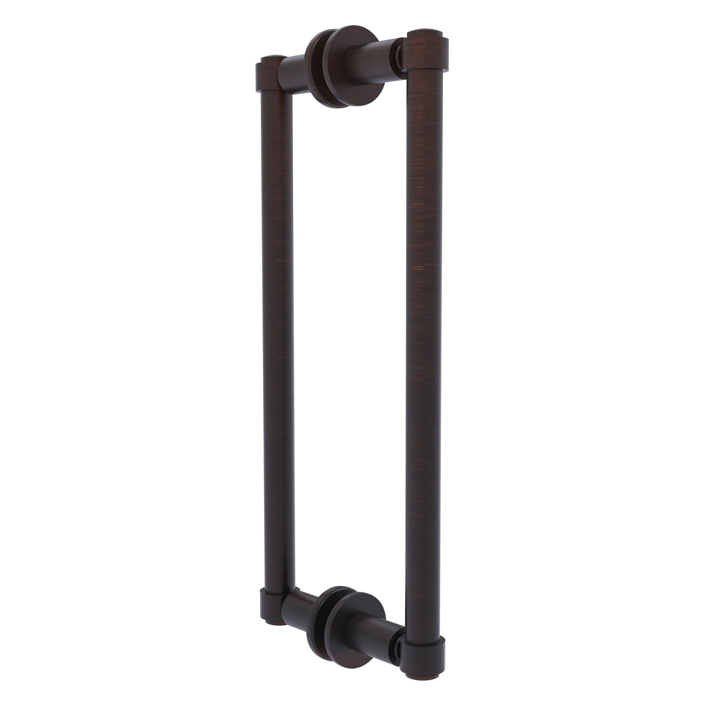 Allied Brass 405-12BB 14.3" x 5.6" Venetian Bronze Solid Brass Back-to-Back Shower Door Pull