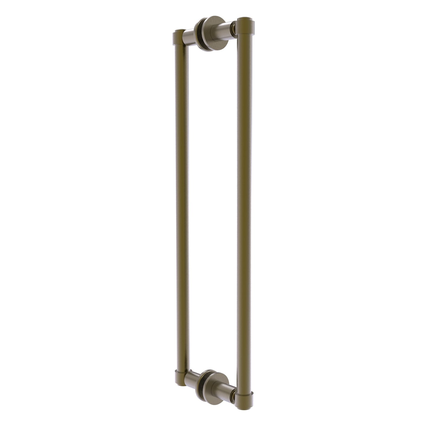 Allied Brass 405-18BB 20.3" x 5.6" Antique Brass Solid Brass Back-to-Back Shower Door Pull