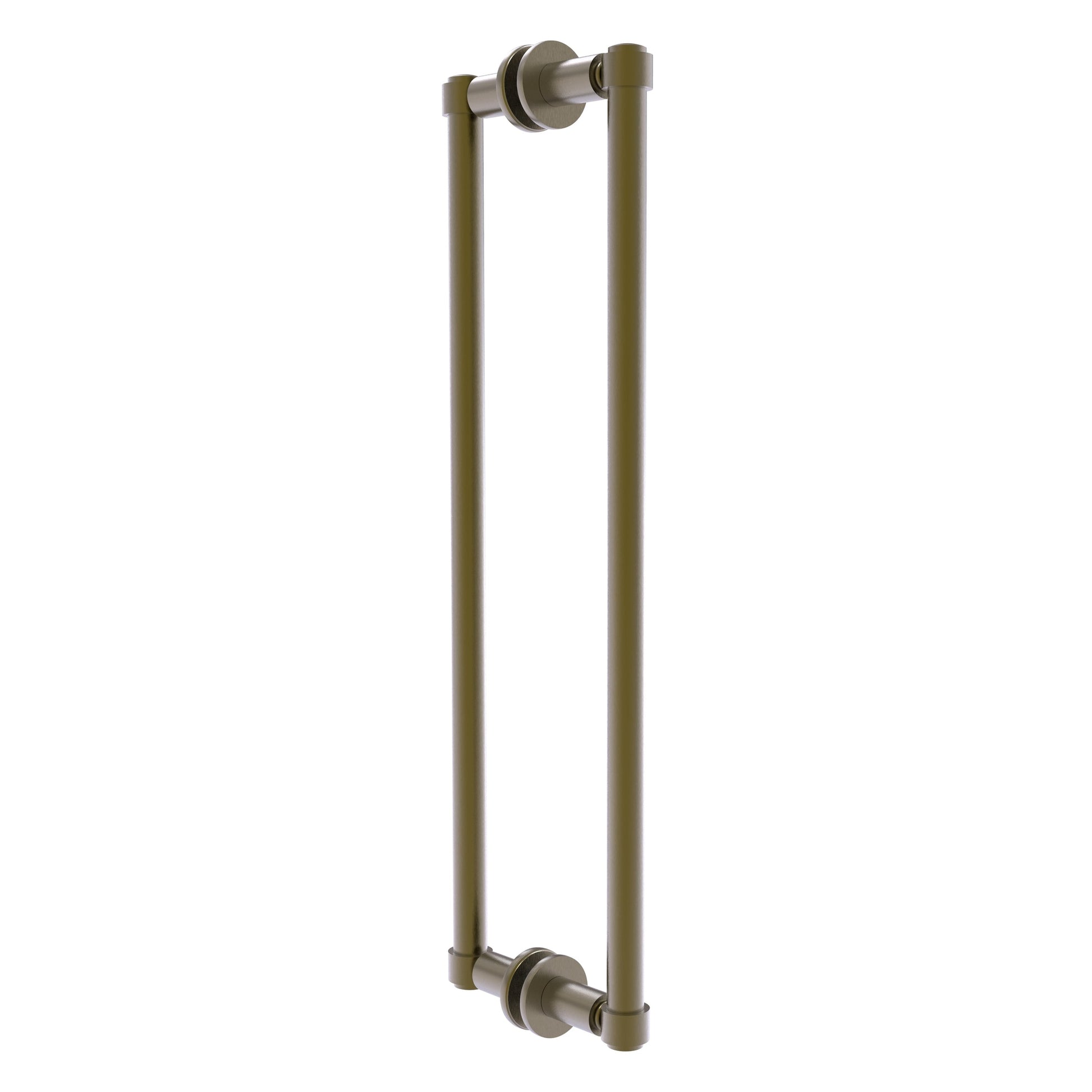 Allied Brass 405-18BB 20.3" x 5.6" Antique Brass Solid Brass Back-to-Back Shower Door Pull