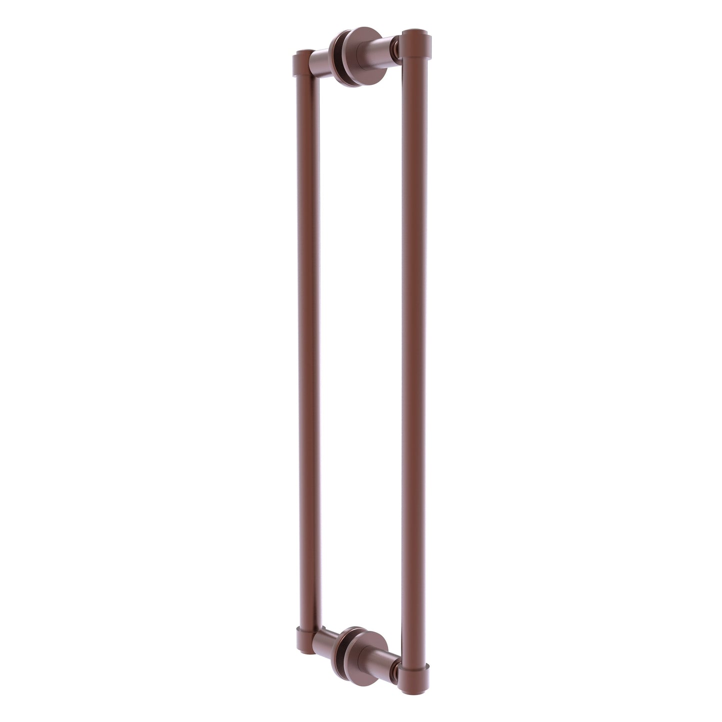 Allied Brass 405-18BB 20.3" x 5.6" Antique Copper Solid Brass Back-to-Back Shower Door Pull