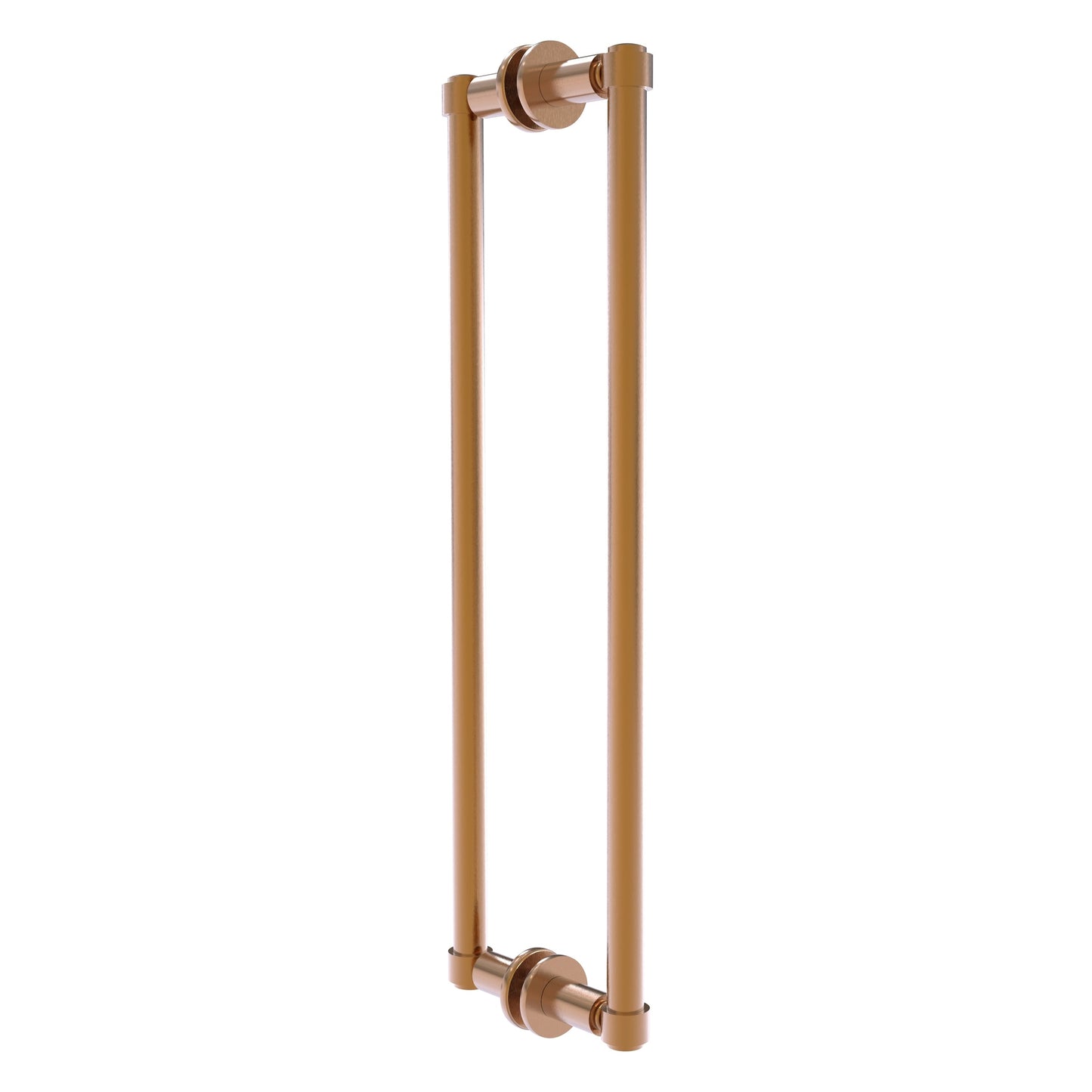 Allied Brass 405-18BB 20.3" x 5.6" Brushed Bronze Solid Brass Back-to-Back Shower Door Pull