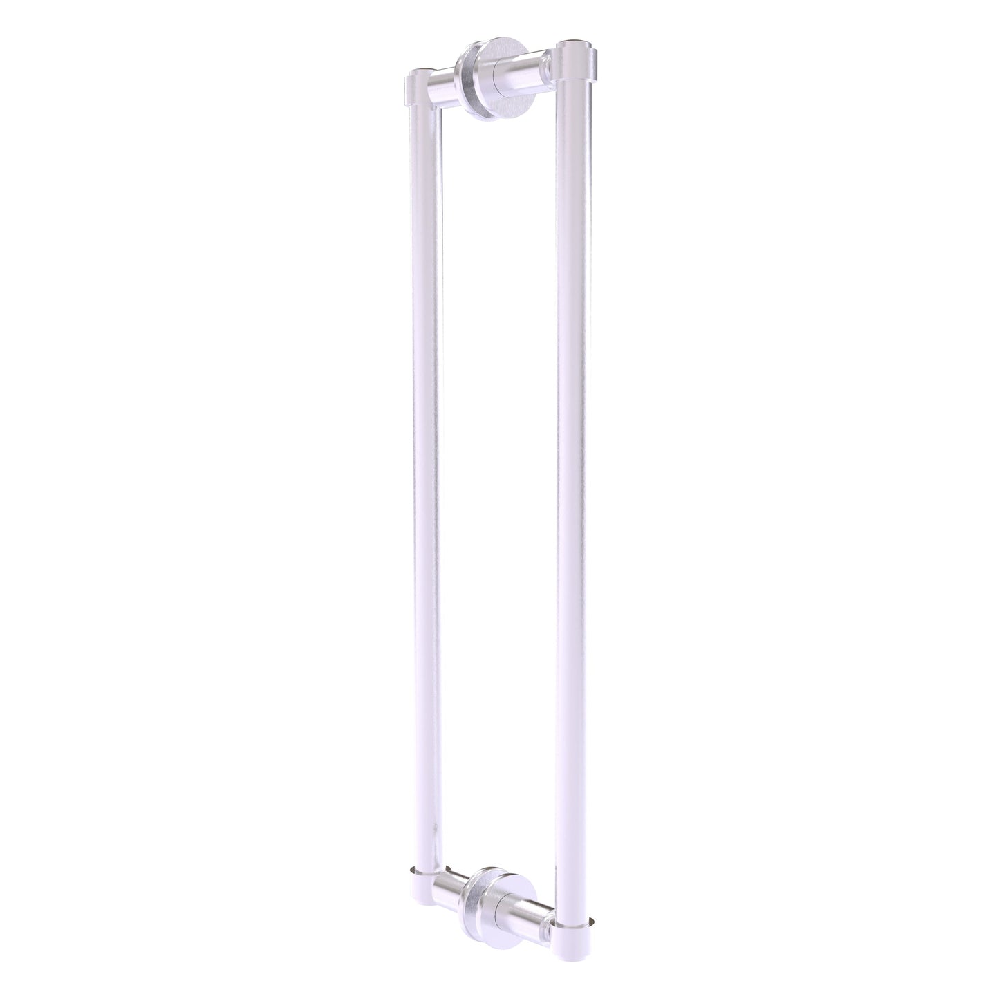 Allied Brass 405-18BB 20.3" x 5.6" Satin Chrome Solid Brass Back-to-Back Shower Door Pull
