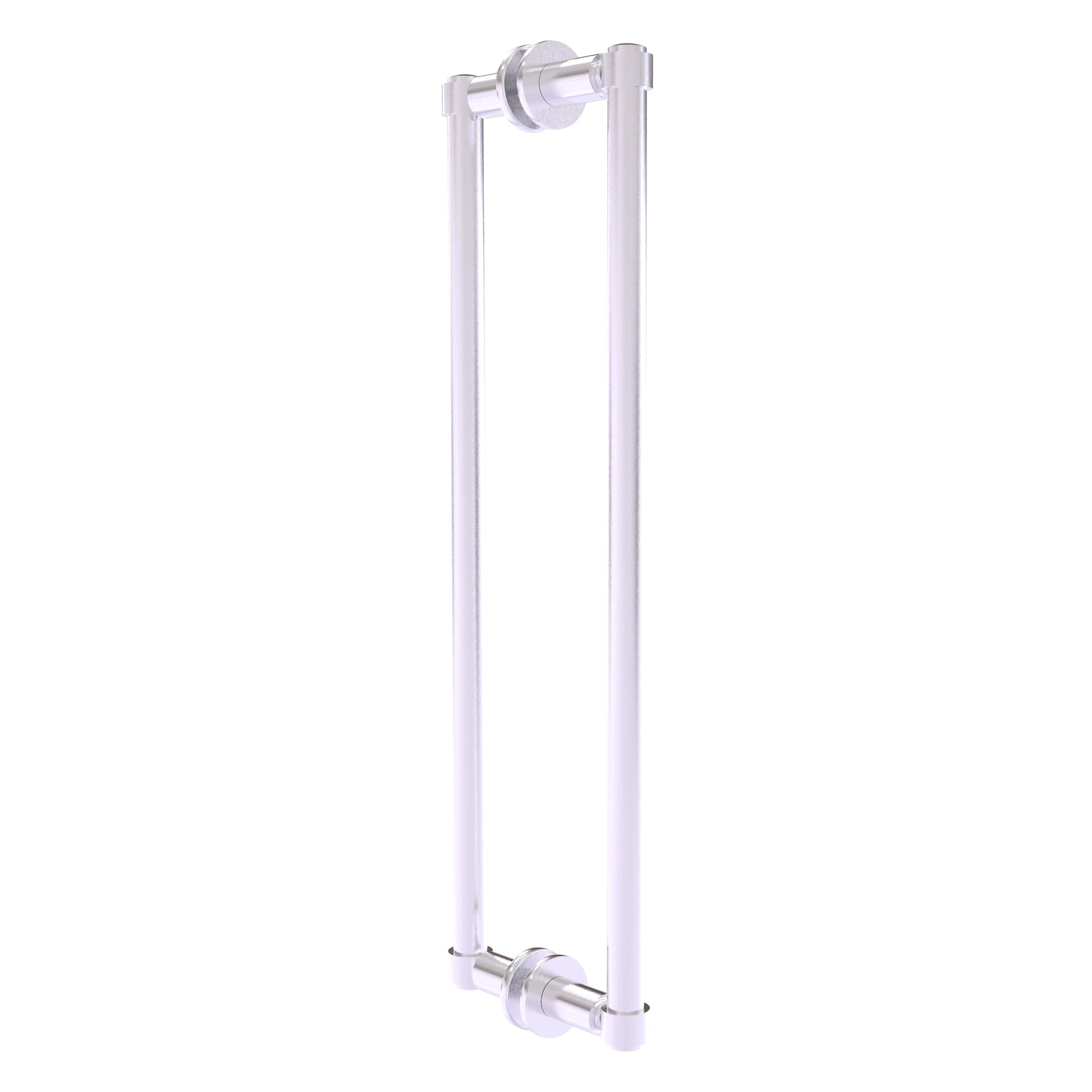Allied Brass 405-18BB 20.3" x 5.6" Satin Chrome Solid Brass Back-to-Back Shower Door Pull