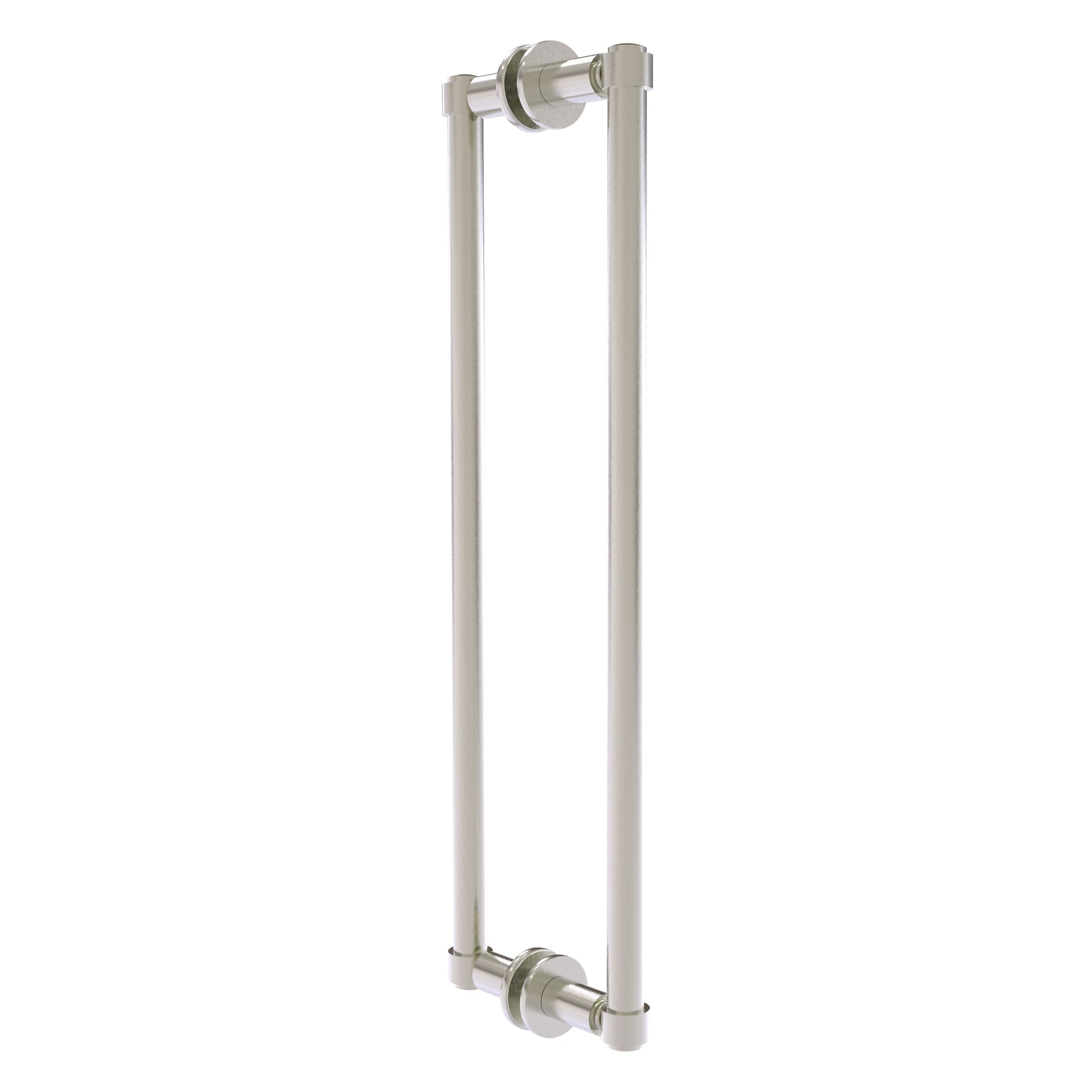 Allied Brass 405-18BB 20.3" x 5.6" Satin Nickel Solid Brass Back-to-Back Shower Door Pull