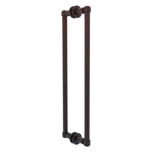 Allied Brass 405-18BB 20.3" x 5.6" Venetian Bronze Solid Brass Back-to-Back Shower Door Pull