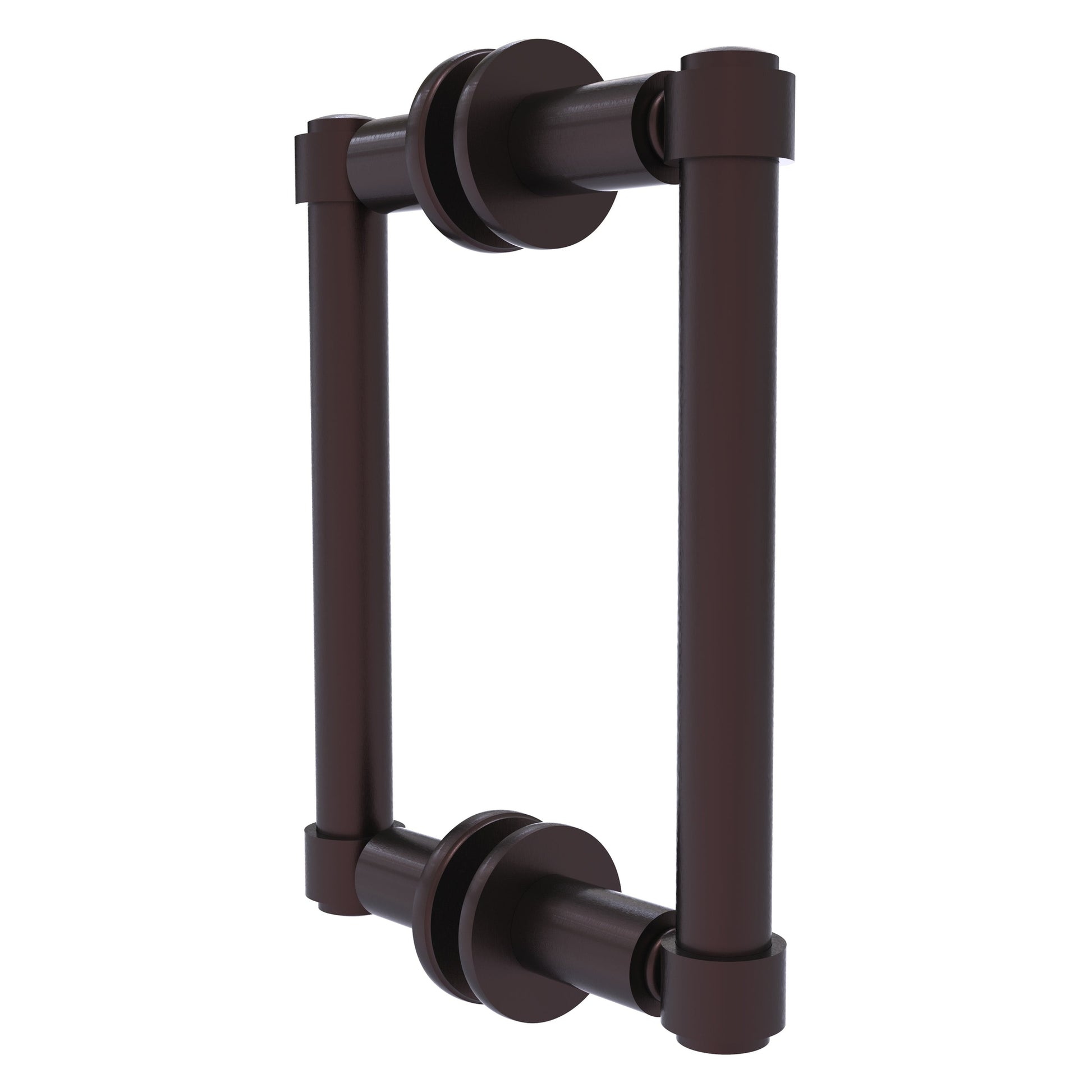 Allied Brass 405-6BB 8.3" x 5.6" Antique Bronze Solid Brass Back-to-Back Shower Door Pull