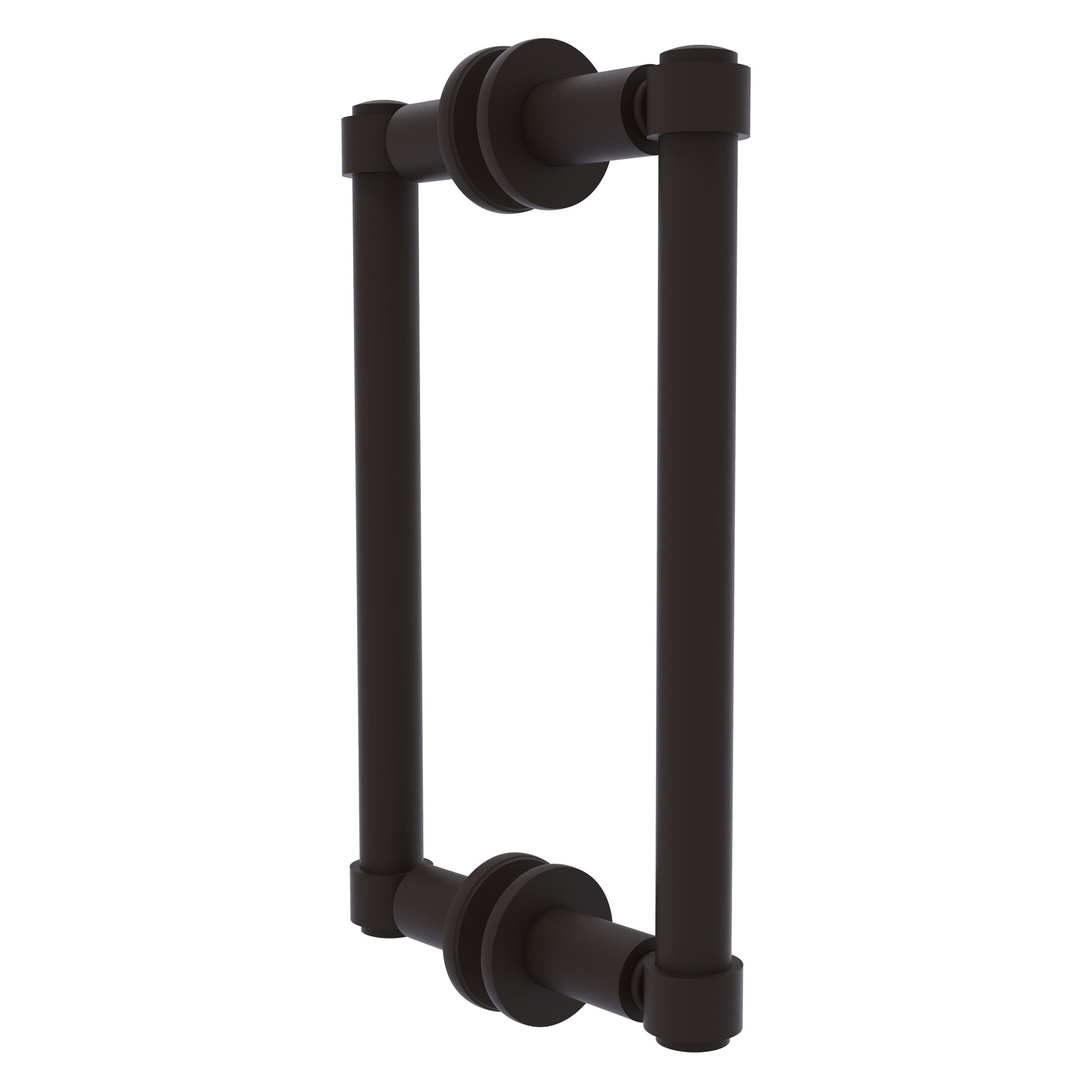 Allied Brass 405-8BB 10.3" x 5.6" Oil Rubbed Bronze Solid Brass Back-to-Back Shower Door Pull
