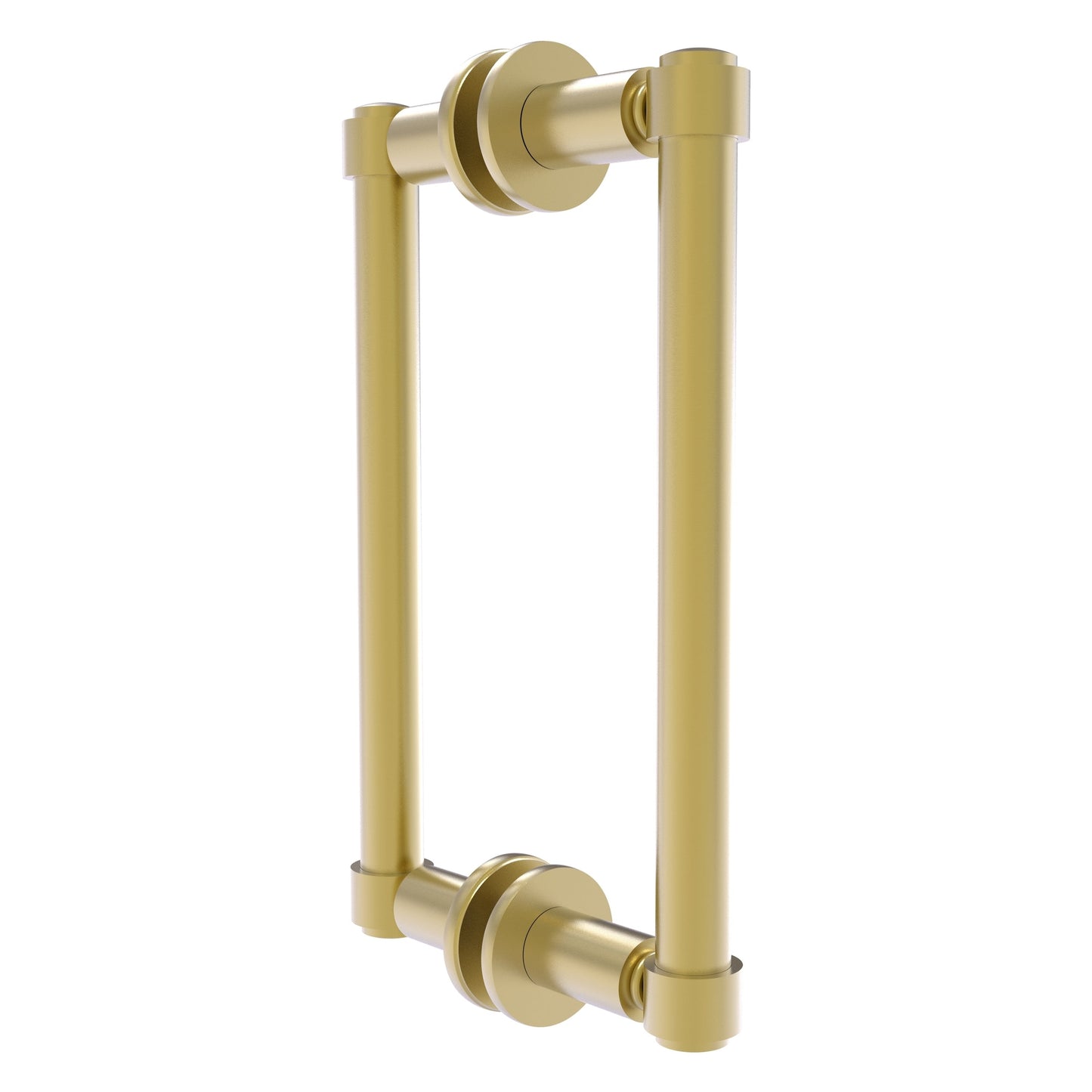 Allied Brass 405-8BB 10.3" x 5.6" Satin Brass Solid Brass Back-to-Back Shower Door Pull