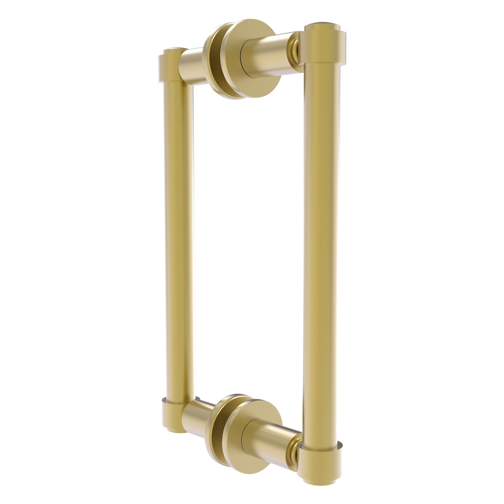 Allied Brass 405-8BB 10.3" x 5.6" Satin Brass Solid Brass Back-to-Back Shower Door Pull