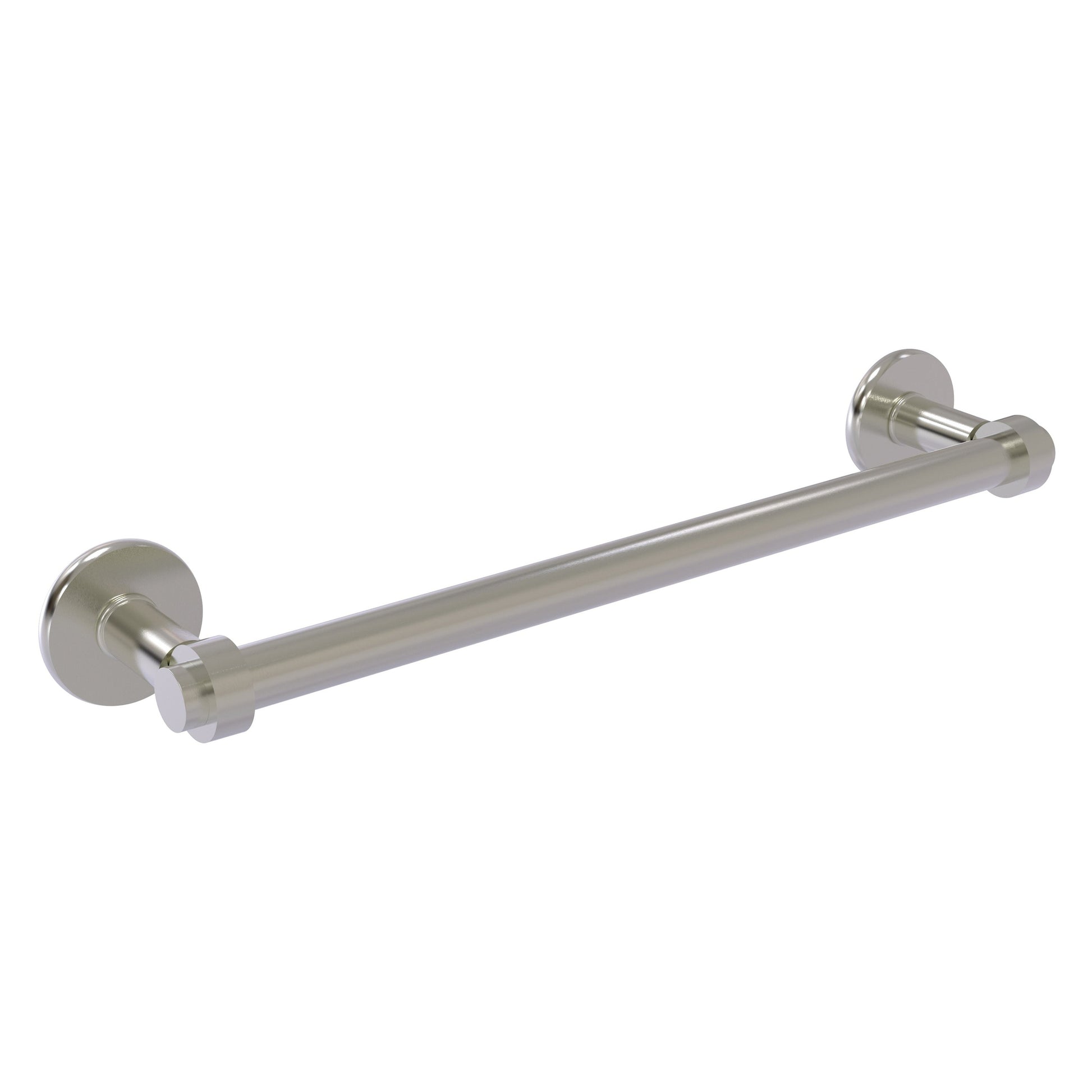 Allied Brass Continental 36" x 38.5" Satin Nickel Solid Brass Towel Bar