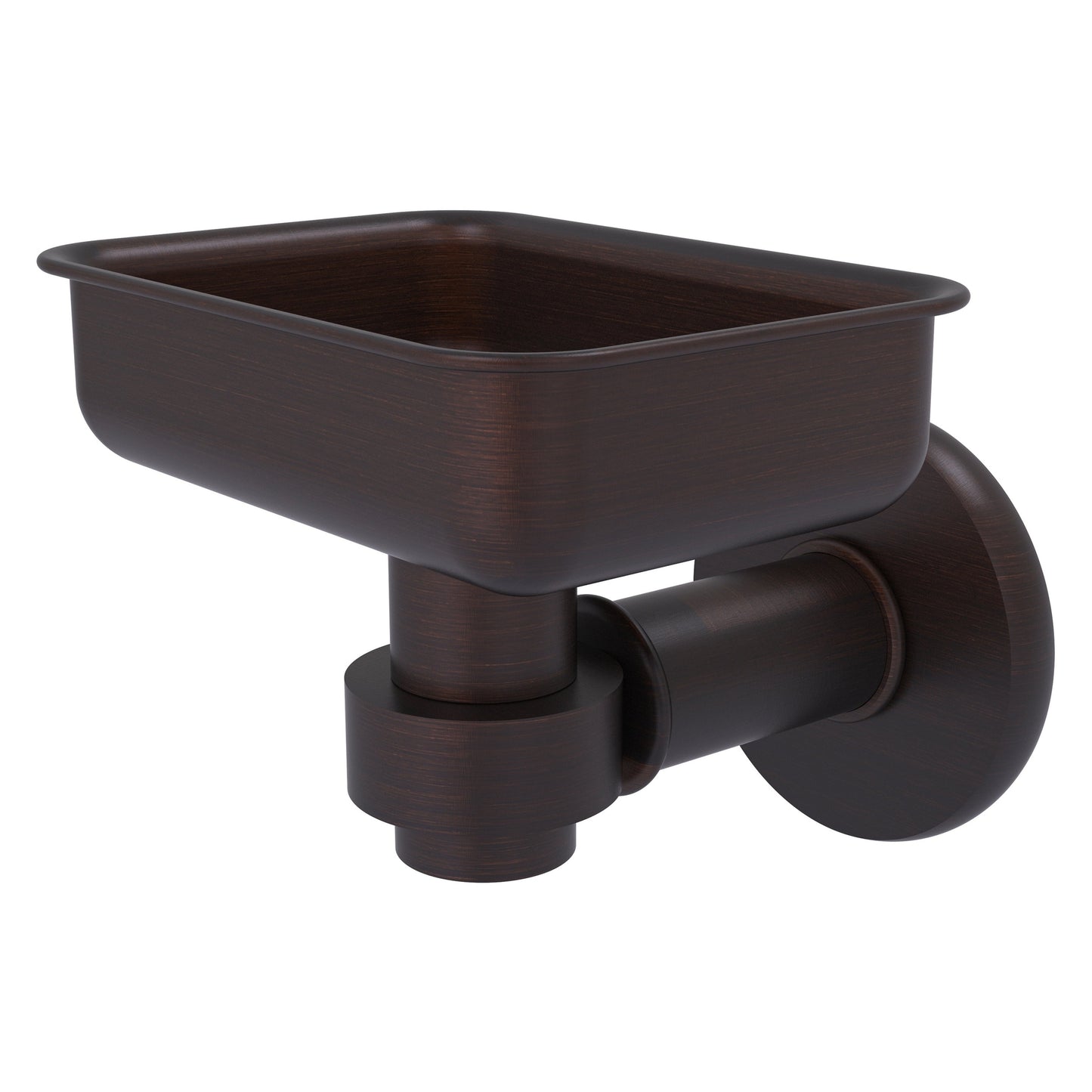 Allied Brass Continental 4.5" x 3.5" Venetian Bronze Solid Brass Wall-Mounted Soap Dish Holder