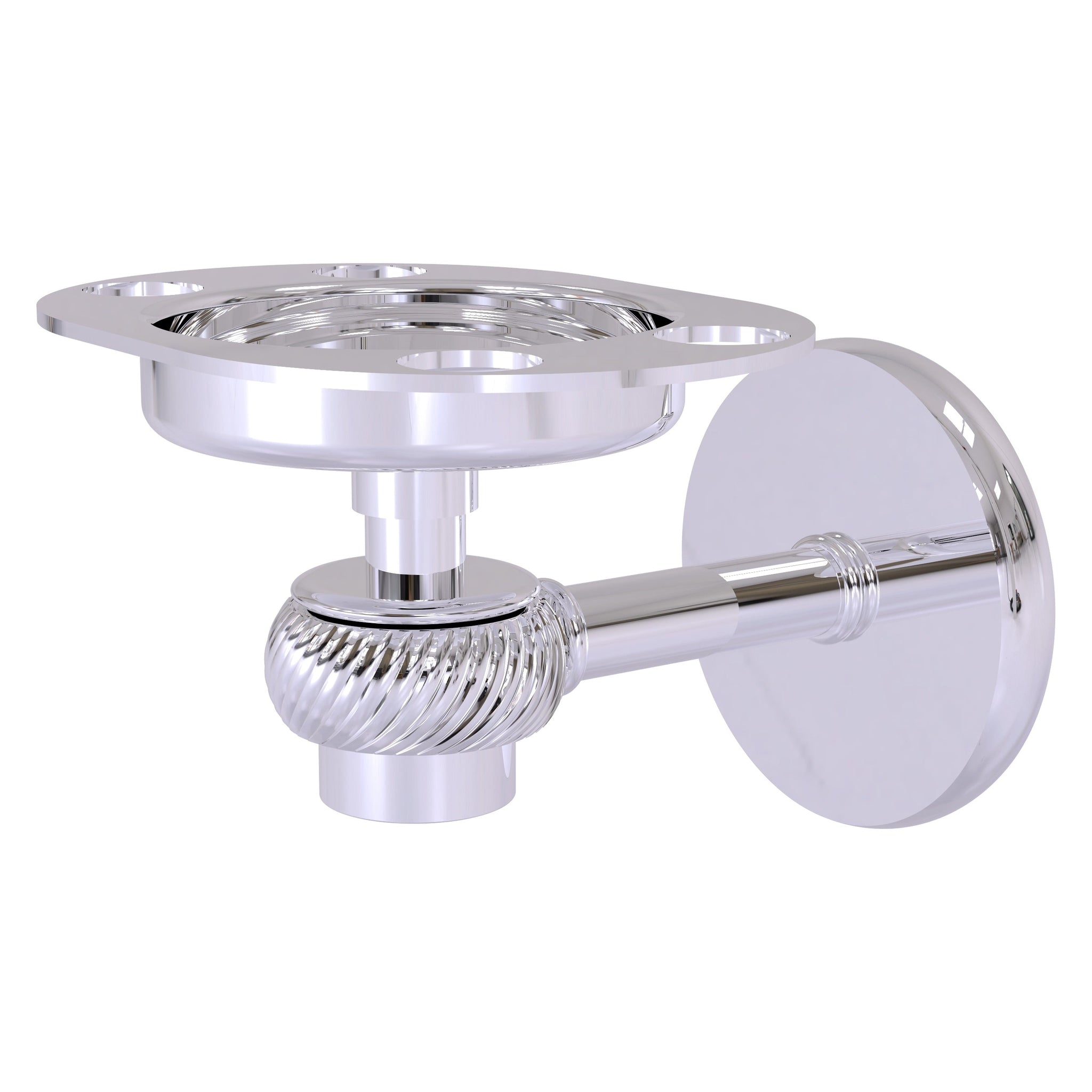 Allied Brass Satellite Orbit One Tumbler and Toothbrush Holder - Thumbnail 5