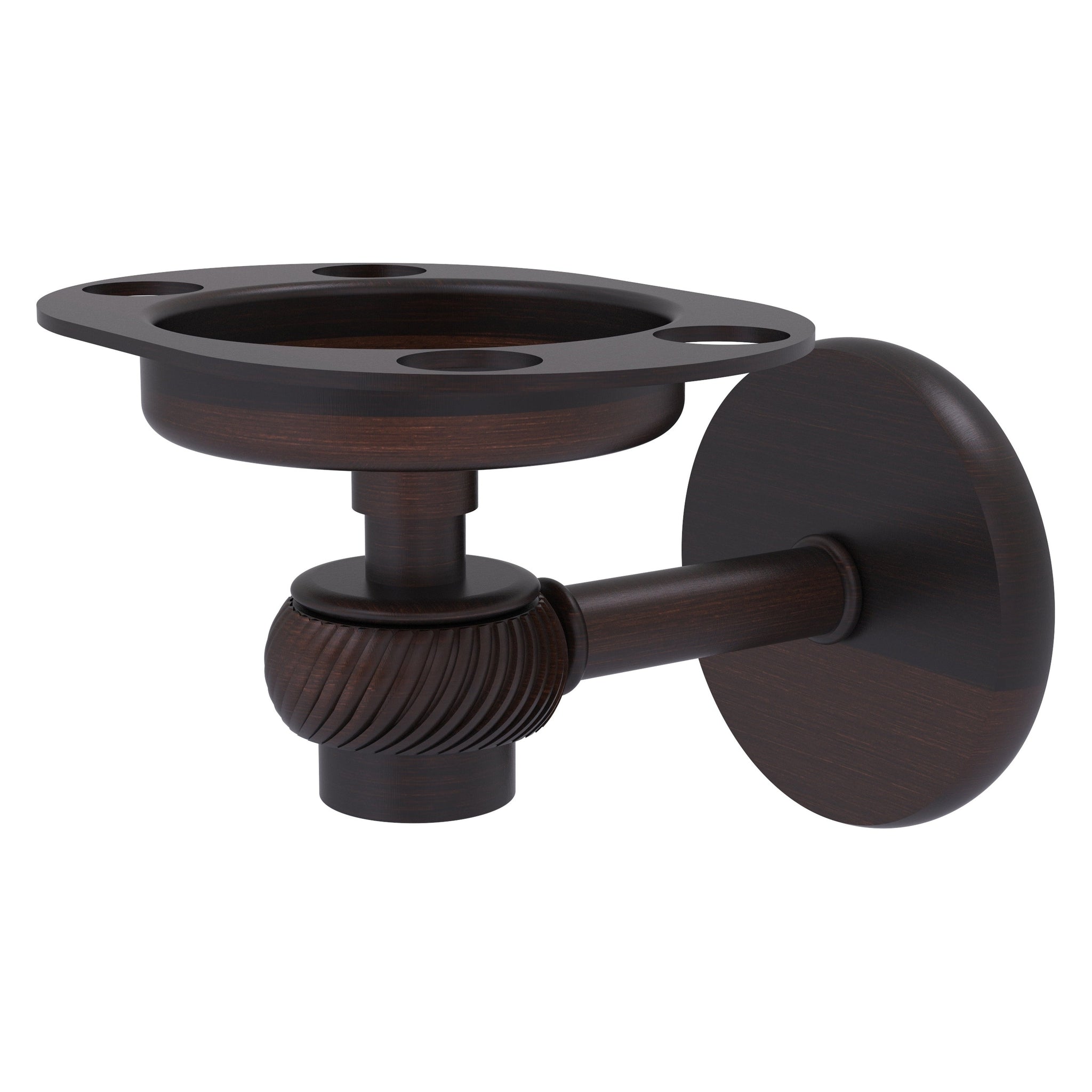 Allied Brass Satellite Orbit One Tumbler and Toothbrush Holder - Thumbnail 3