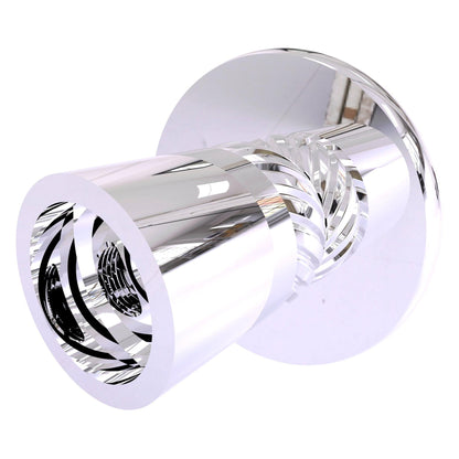 Allied Brass Skyline 1099T 2.8" x 2.2" Polished Chrome Solid Brass Shower Curtain Rod Brackets