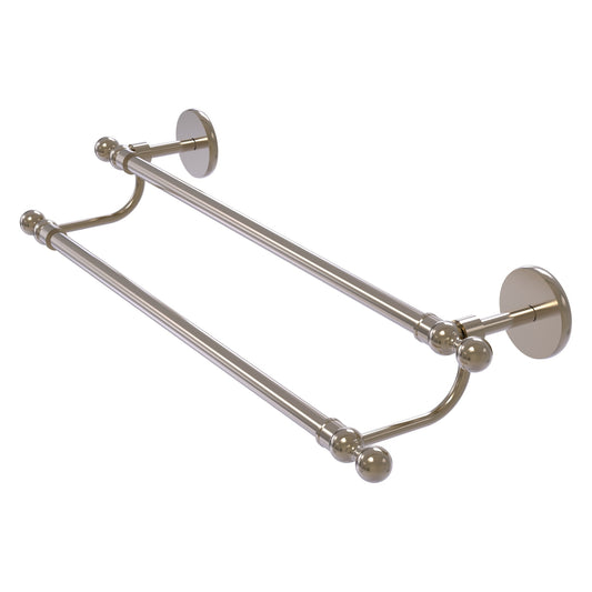 Allied Brass Skyline 18" x 20.5" Antique Pewter Solid Brass Double Rack Towel Bar