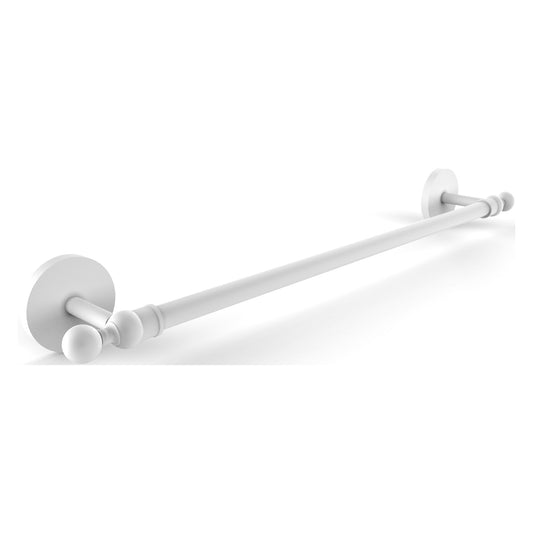 Allied Brass Skyline 18" x 20.5" Matte White Solid Brass Towel Bar