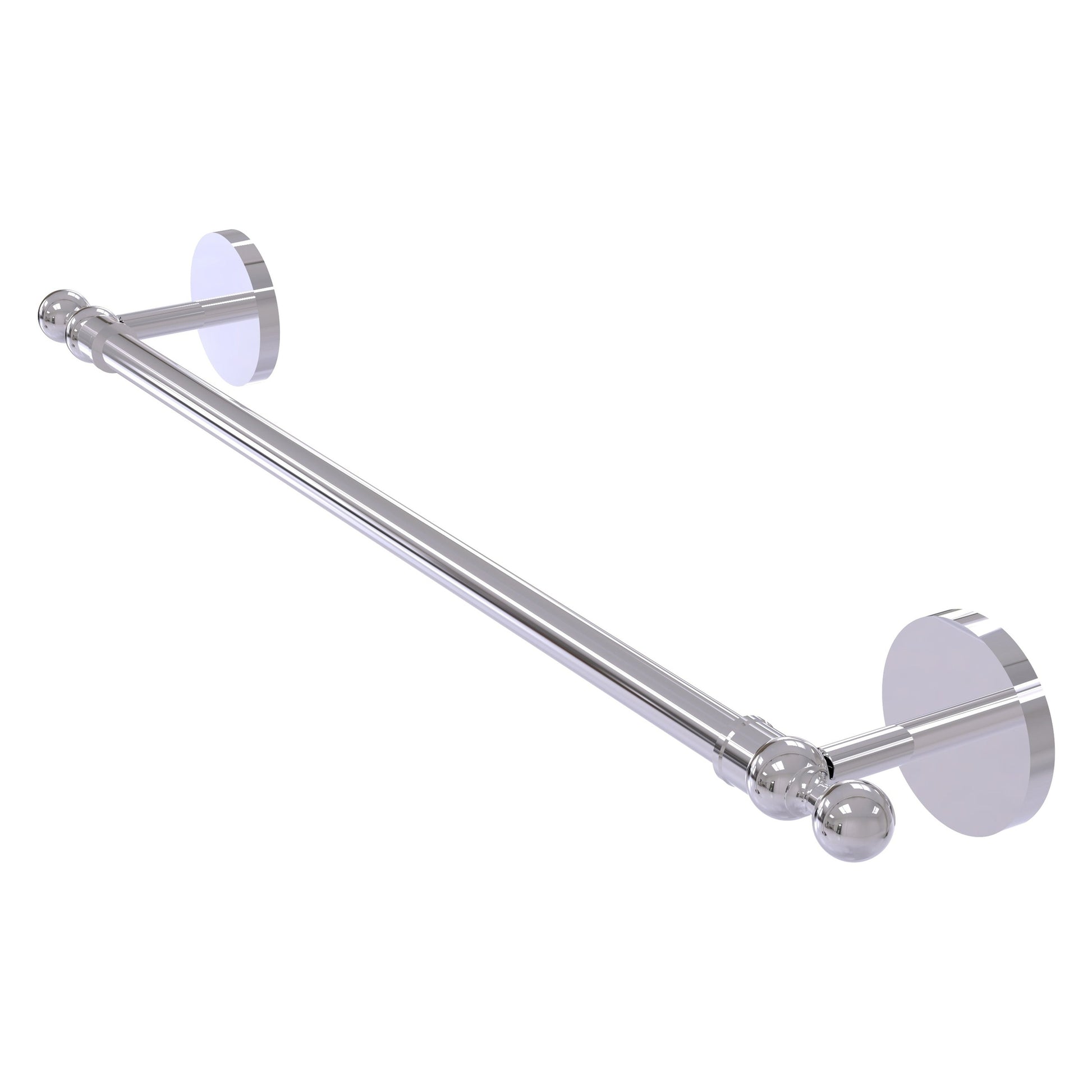 Allied Brass Skyline 18" x 20.5" Polished Chrome Solid Brass Towel Bar