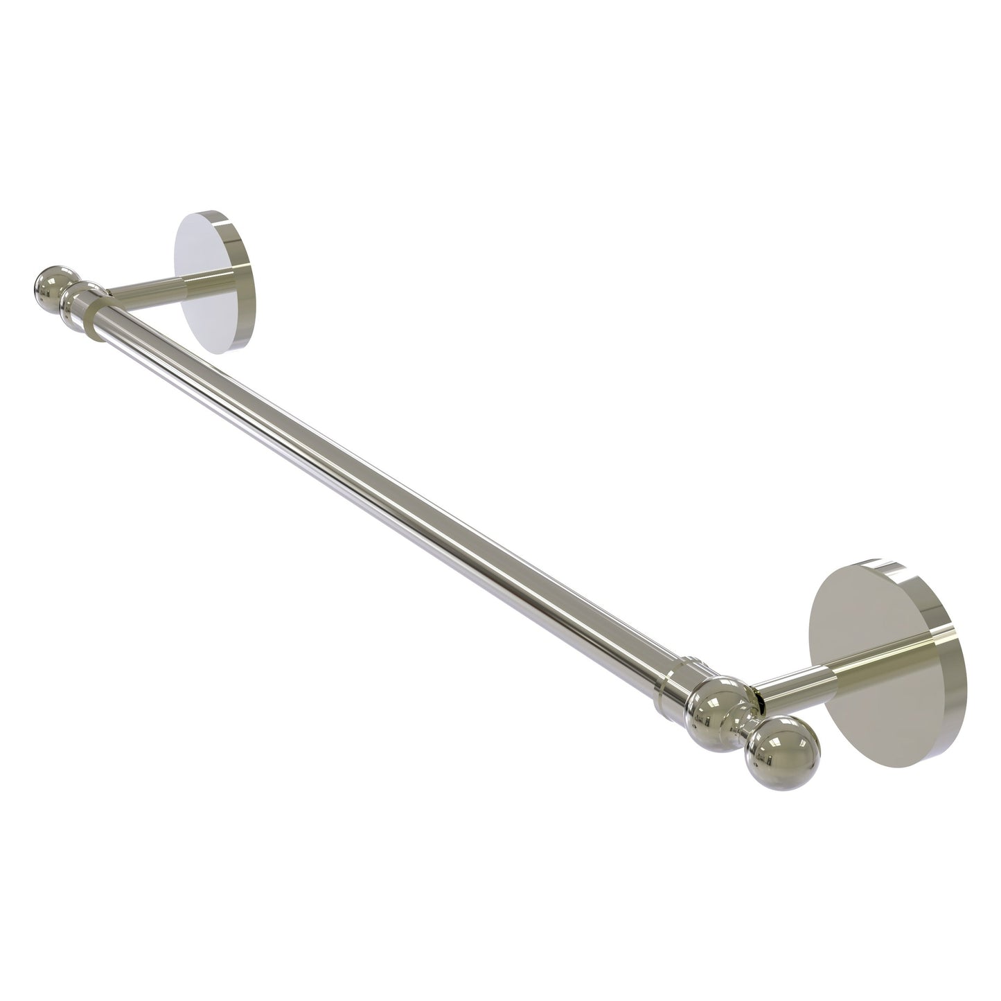 Allied Brass Skyline 18" x 20.5" Polished Nickel Solid Brass Towel Bar