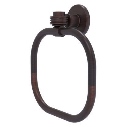 Allied Brass Skyline 2016D 9" Venetian Bronze Solid Brass Towel Ring With Dotted Accents