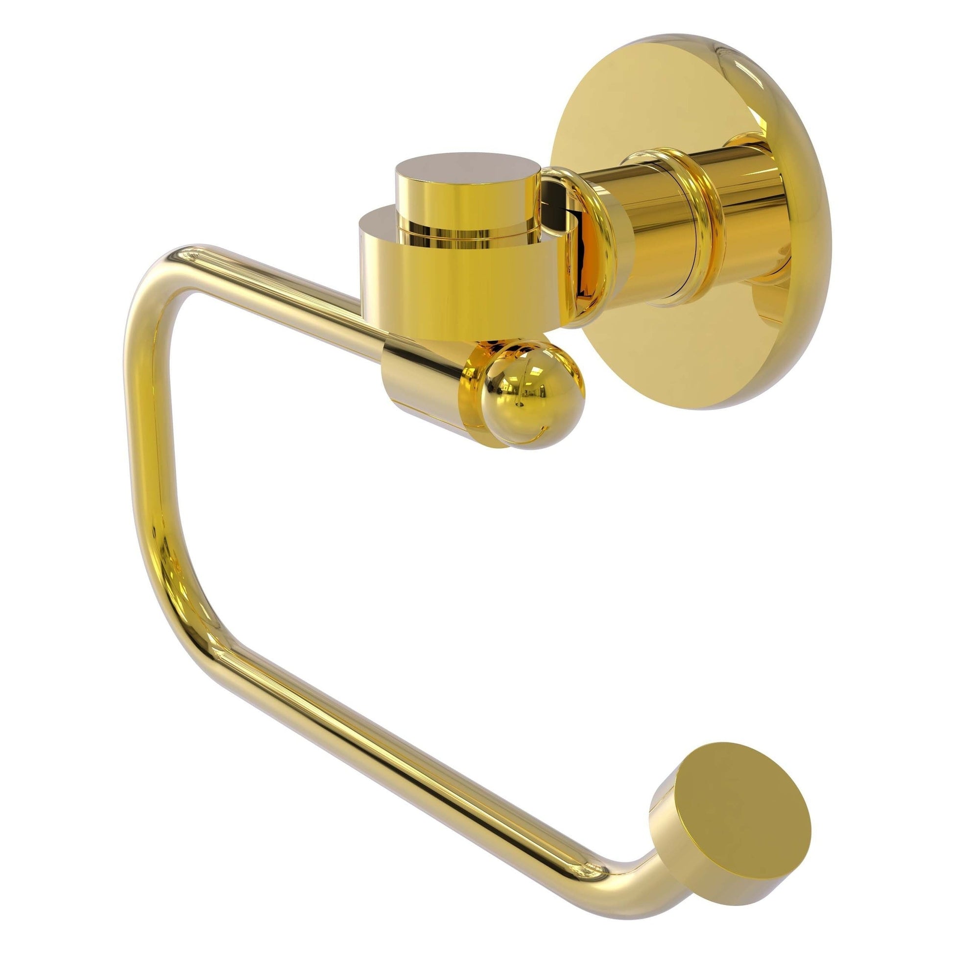 Allied Brass Skyline 2024E 6.8" x 7" Polished Brass Solid Brass European-Style Toilet Tissue Holder