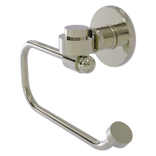 Allied Brass Skyline 2024E 6.8" x 7" Polished Nickel Solid Brass European-Style Toilet Tissue Holder