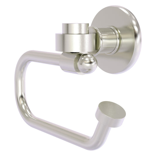 Allied Brass Skyline 2024E 6.8" x 7" Satin Nickel Solid Brass European-Style Toilet Tissue Holder