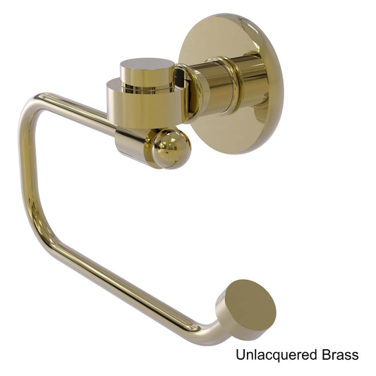 Allied Brass Skyline 2024E 6.8" x 7" Unlacquered Brass Solid Brass European-Style Toilet Tissue Holder