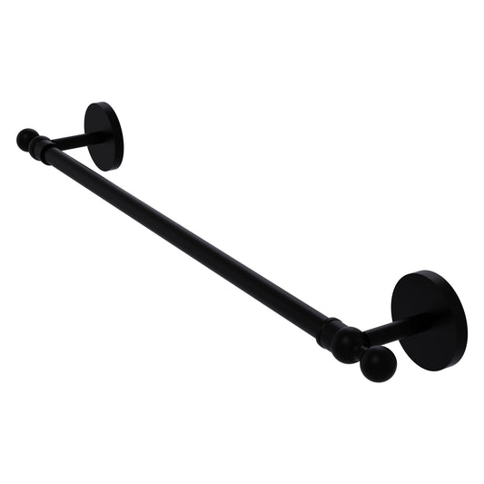 Allied Brass Skyline 24" x 26.5" Matte Black Solid Brass Towel Bar