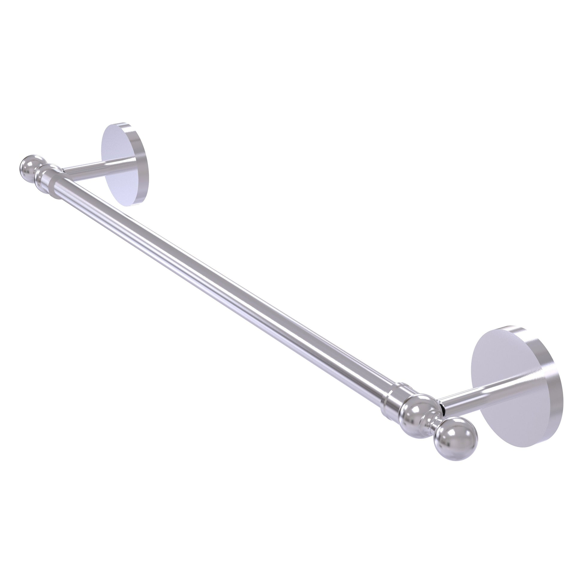 Allied Brass Skyline 24" x 26.5" Satin Chrome Solid Brass Towel Bar