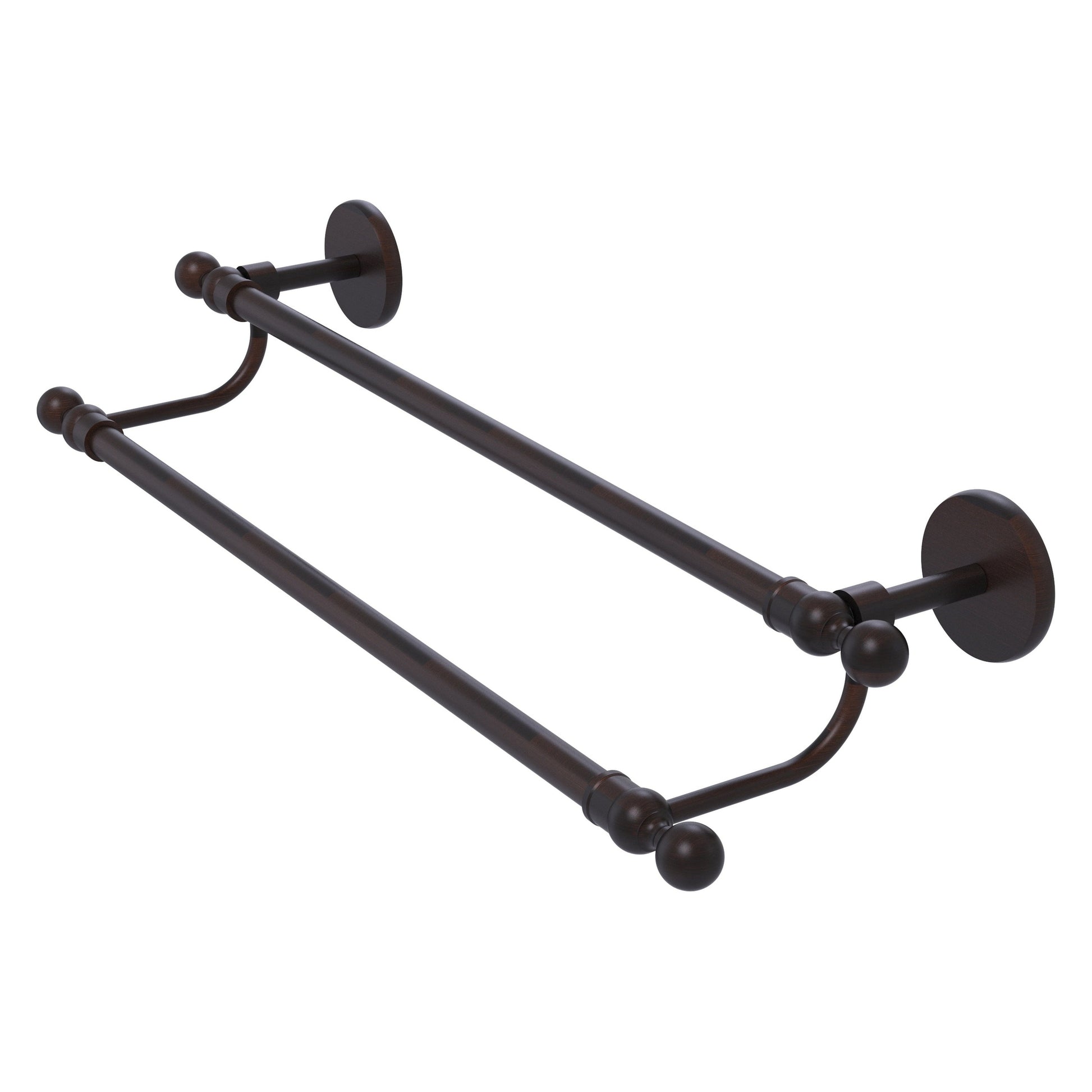 Allied Brass Skyline 24" x 26.5" Venetian Bronze Solid Brass Double Rack Towel Bar