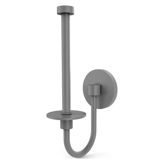 Allied Brass Skyline 2.75" Matte Gray Solid Brass Toilet Paper Holder