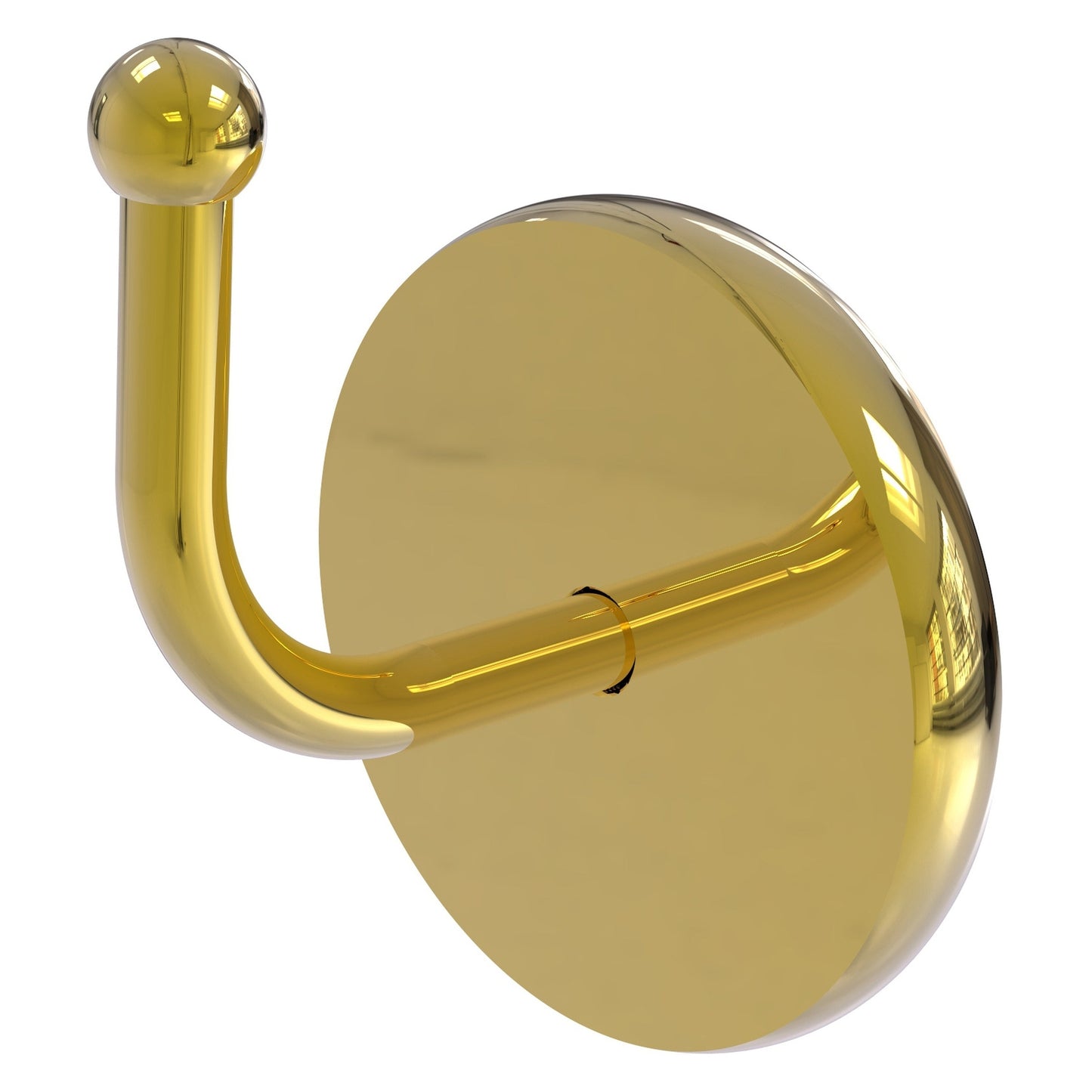 Allied Brass Skyline 2.8" x 2.3" Polished Brass Solid Brass Robe Hook