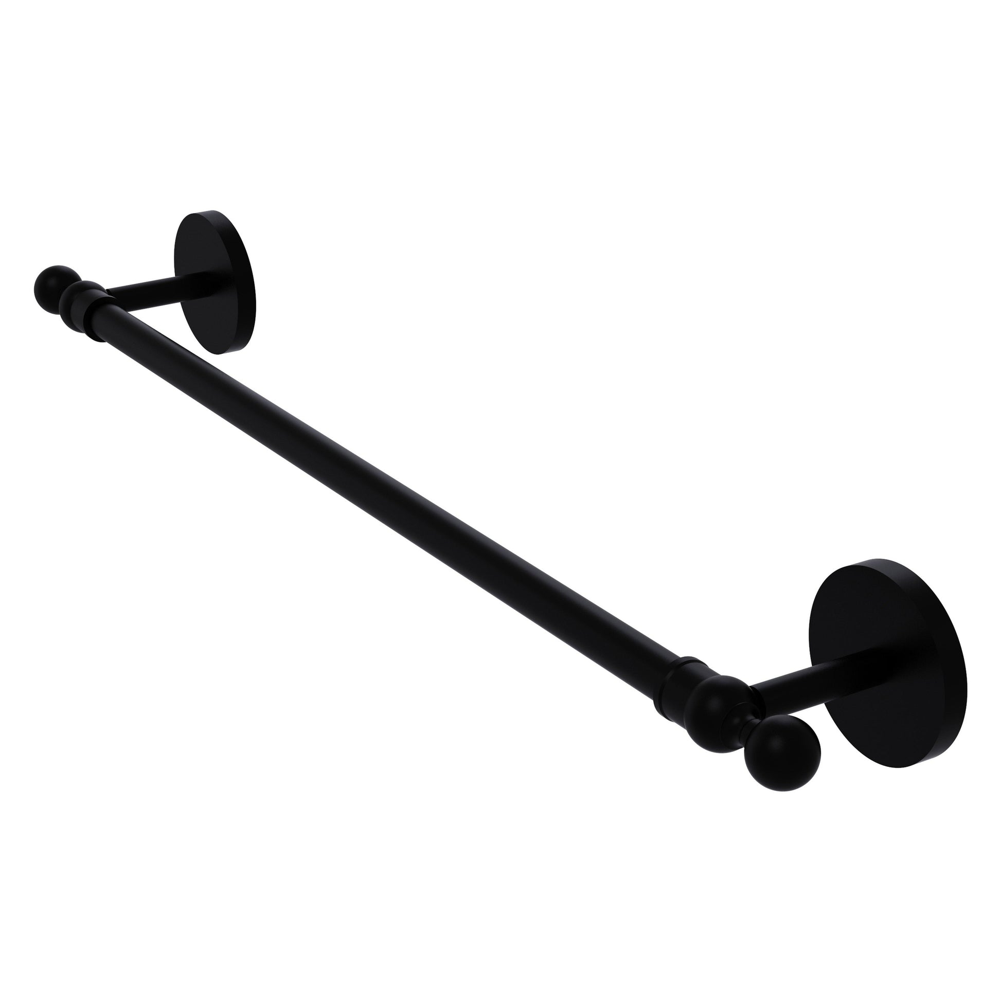 Allied Brass Skyline 30" x 32.5" Matte Black Solid Brass Towel Bar