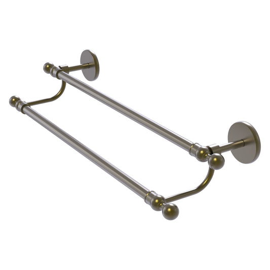 Allied Brass Skyline 36" x 38.5" Antique Brass Solid Brass Double Rack Towel Bar