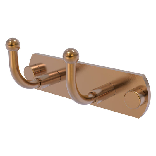 Allied Brass Skyline 5.5" x 2.5" Brushed Bronze Solid Brass 2-Position Multi-Hook