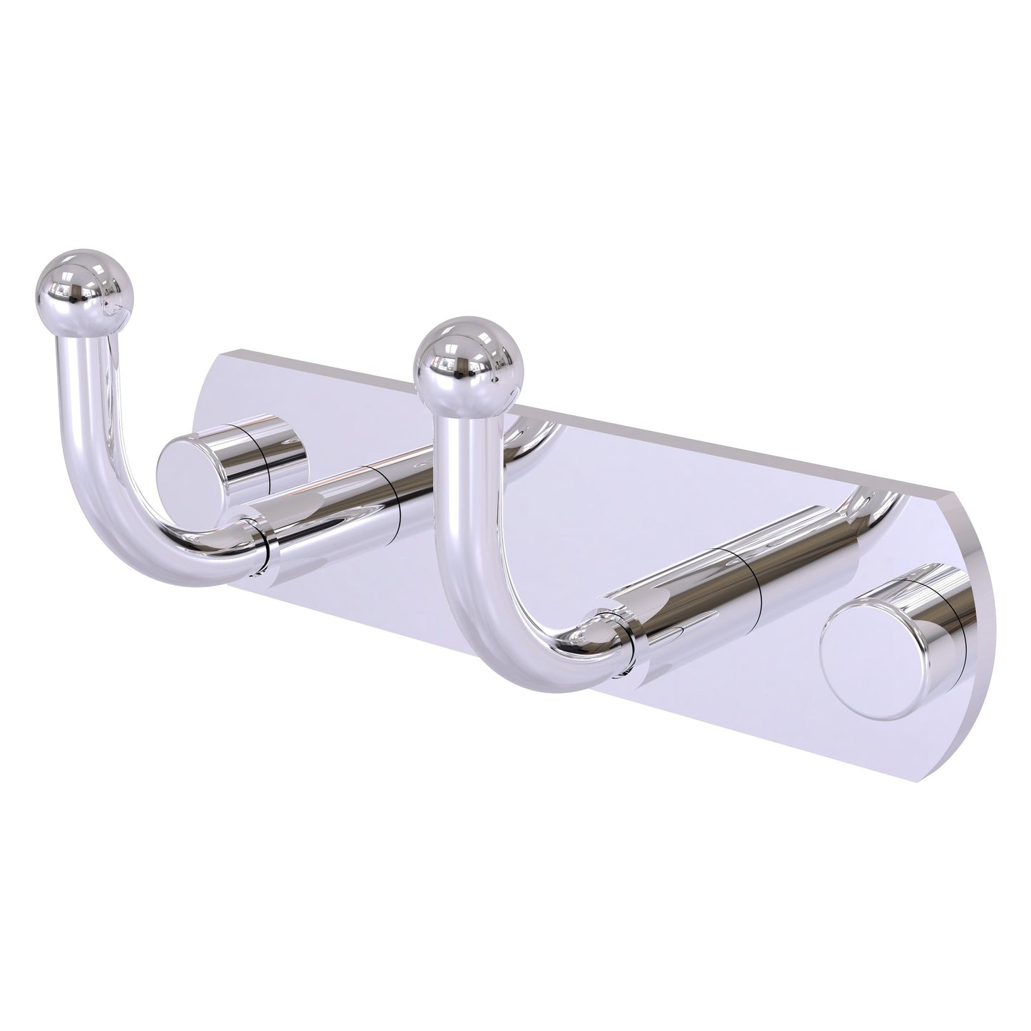 Allied Brass Skyline 5.5" x 2.5" Polished Chrome Solid Brass 2-Position Multi-Hook