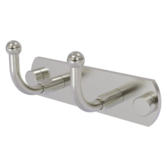 Allied Brass Skyline 5.5" x 2.5" Satin Nickel Solid Brass 2-Position Multi-Hook