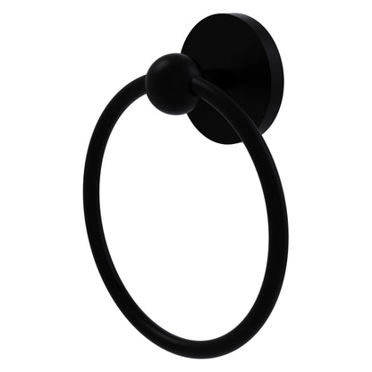 Allied Brass Skyline 6" Matte Black Solid Brass Towel Ring