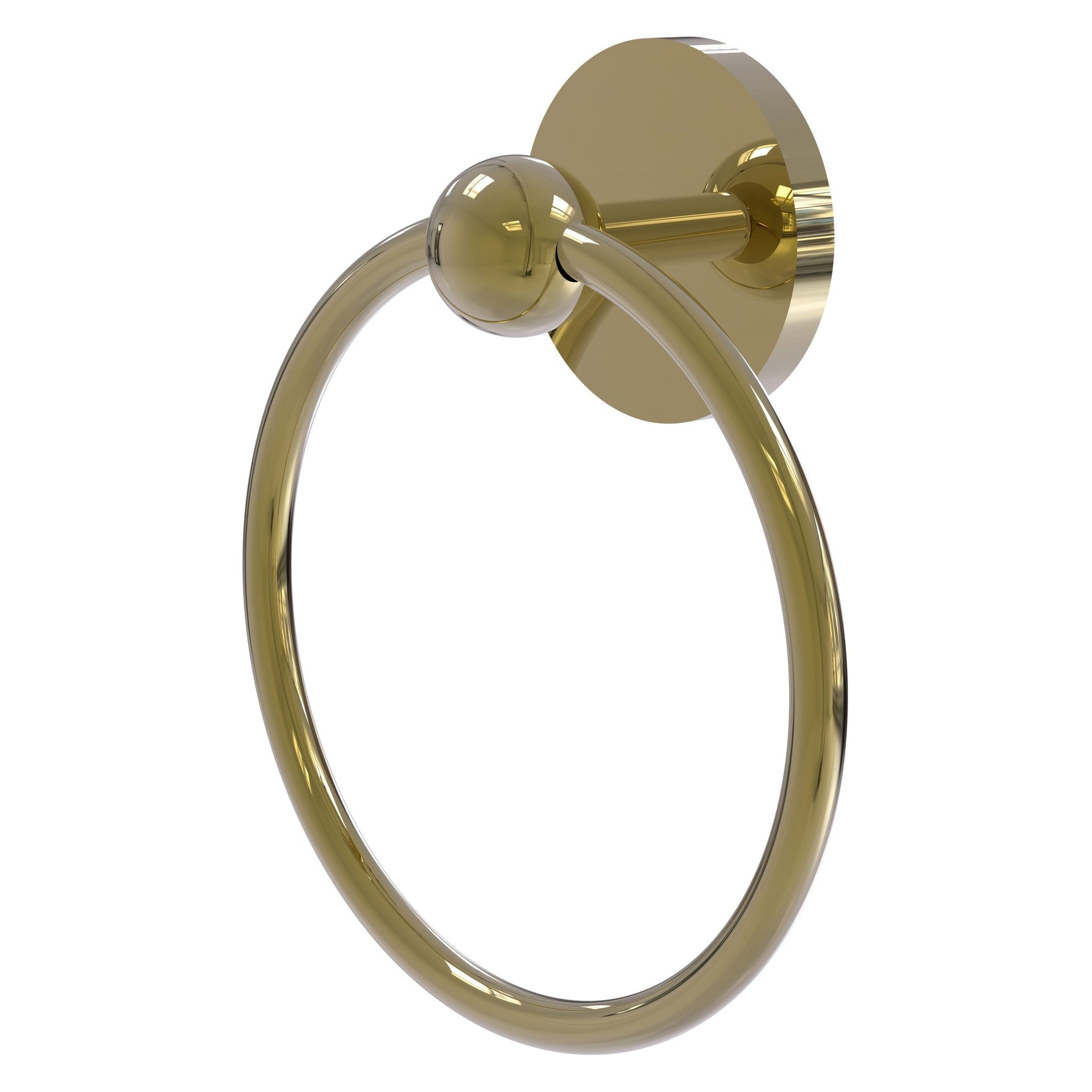 Allied Brass Skyline 6 Unlacquered Brass Solid Brass Towel Ring – US Bath  Store