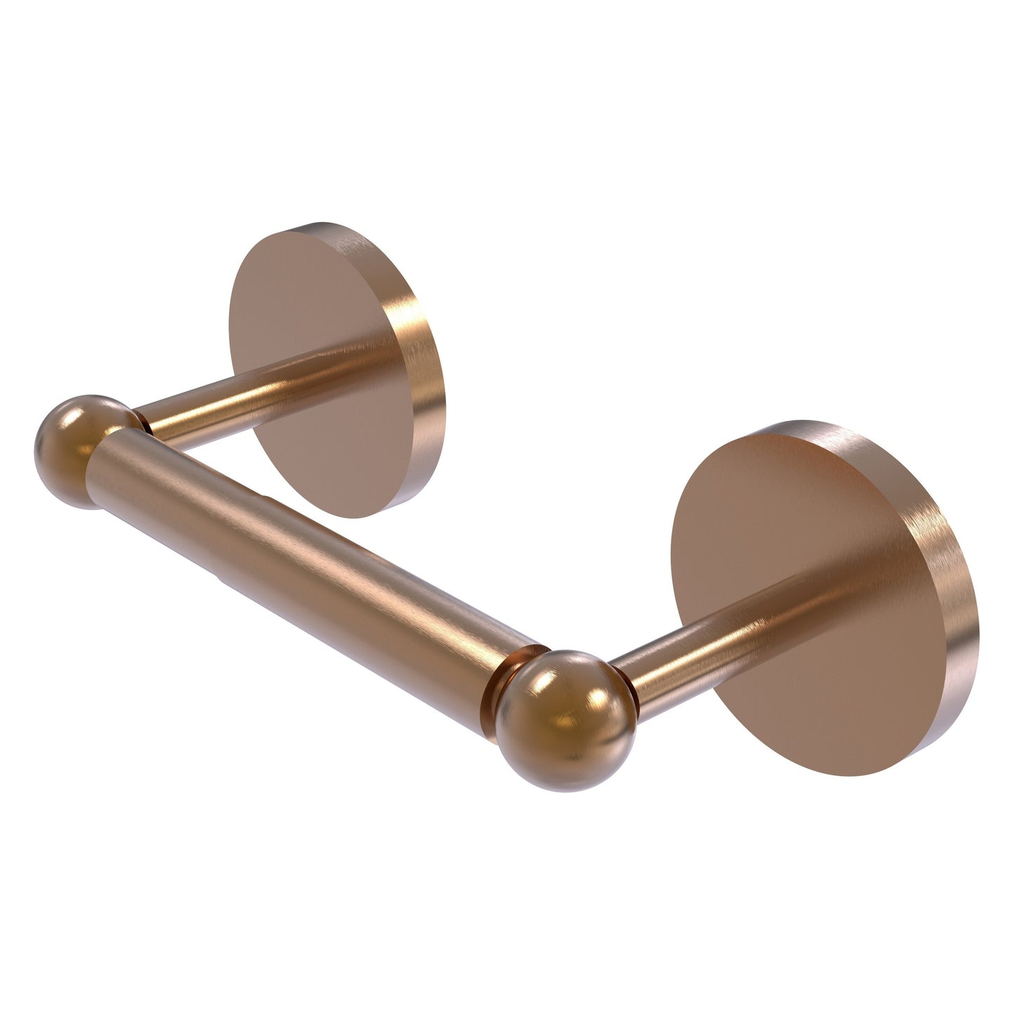 Allied Brass Skyline 8" x 5" Brushed Bronze Solid Brass Two-Post Toilet Tissue Holder